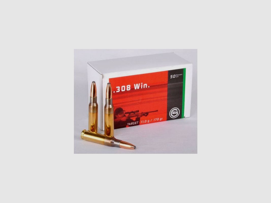 GECO PATRONEN .308 Win TARGET GR 170