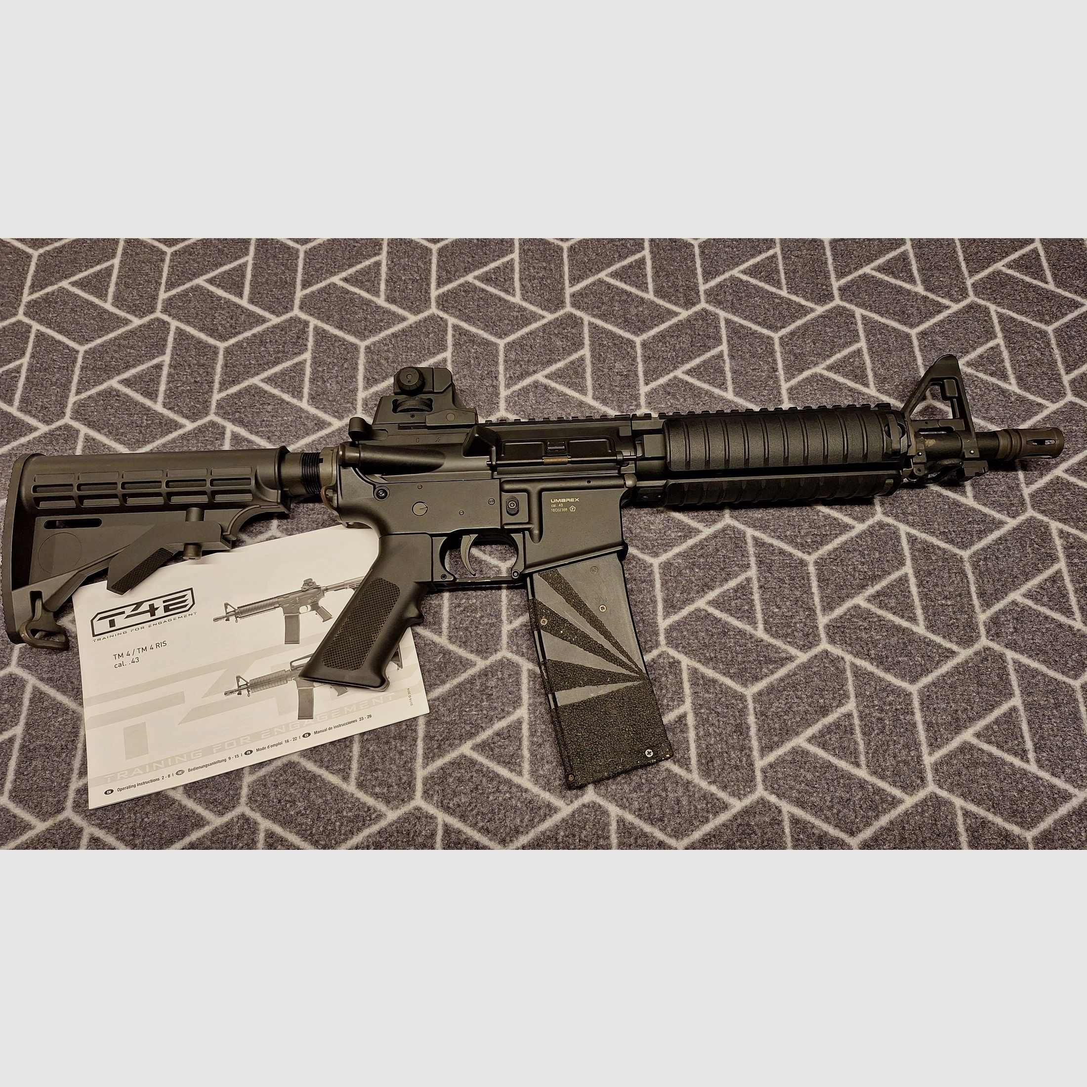 Umarex T4E TM4 RIS CO2 assault rifle .43