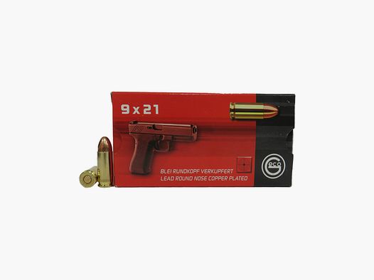Cartuchos Geco cal. 9X21 RNCP 124 gr