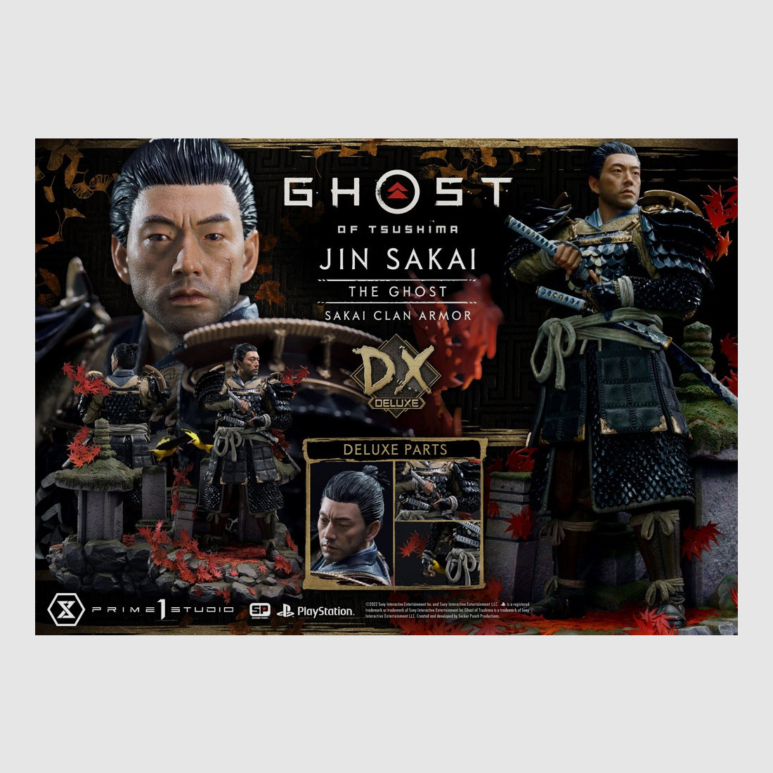 Ghost of Tsushima Statue 1/4 Sakai Clan Armor Deluxe Bonus Version 60 cm | 43023