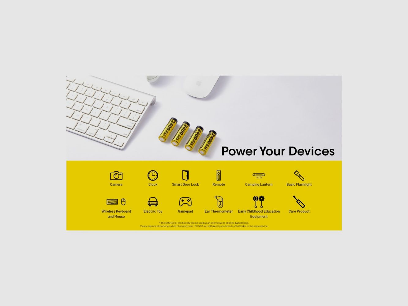 NITECORE WIEDERAUFLADBARE BATTERIEN 2400mAh USB-C VERPACKUNG 4 (NC-NH2400), Bild 6 von 11