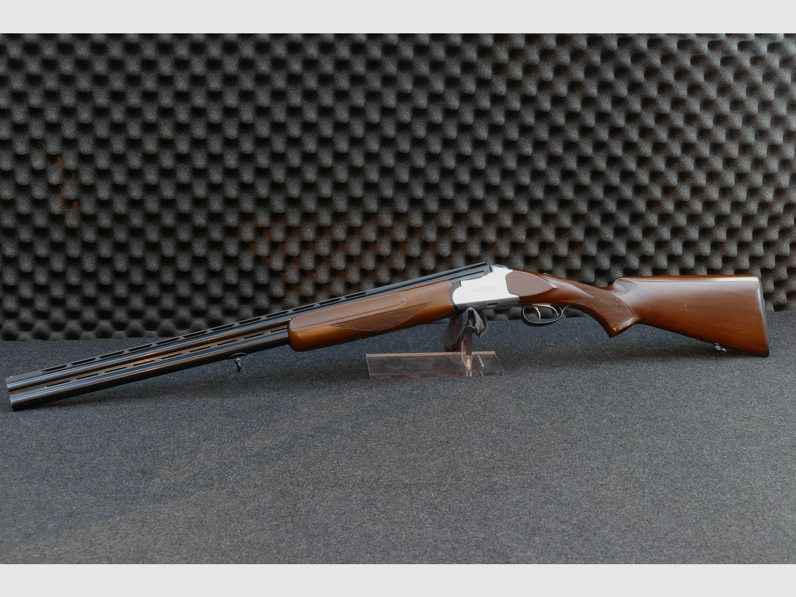 Luger – escopeta de doble cañón, cal. 12/70, perdigones de acero hasta 3,25 mm