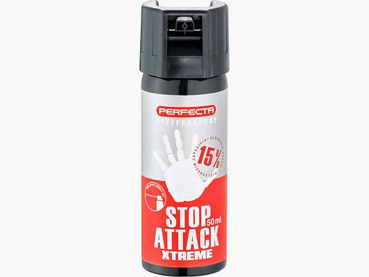 Perfecta Stop Attack XTreme spray de pimienta, 50ml balístico