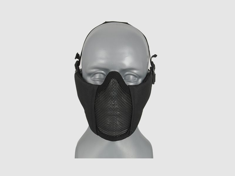 Half Face Mesh Mask 2.0 - Black [WOSPORT]