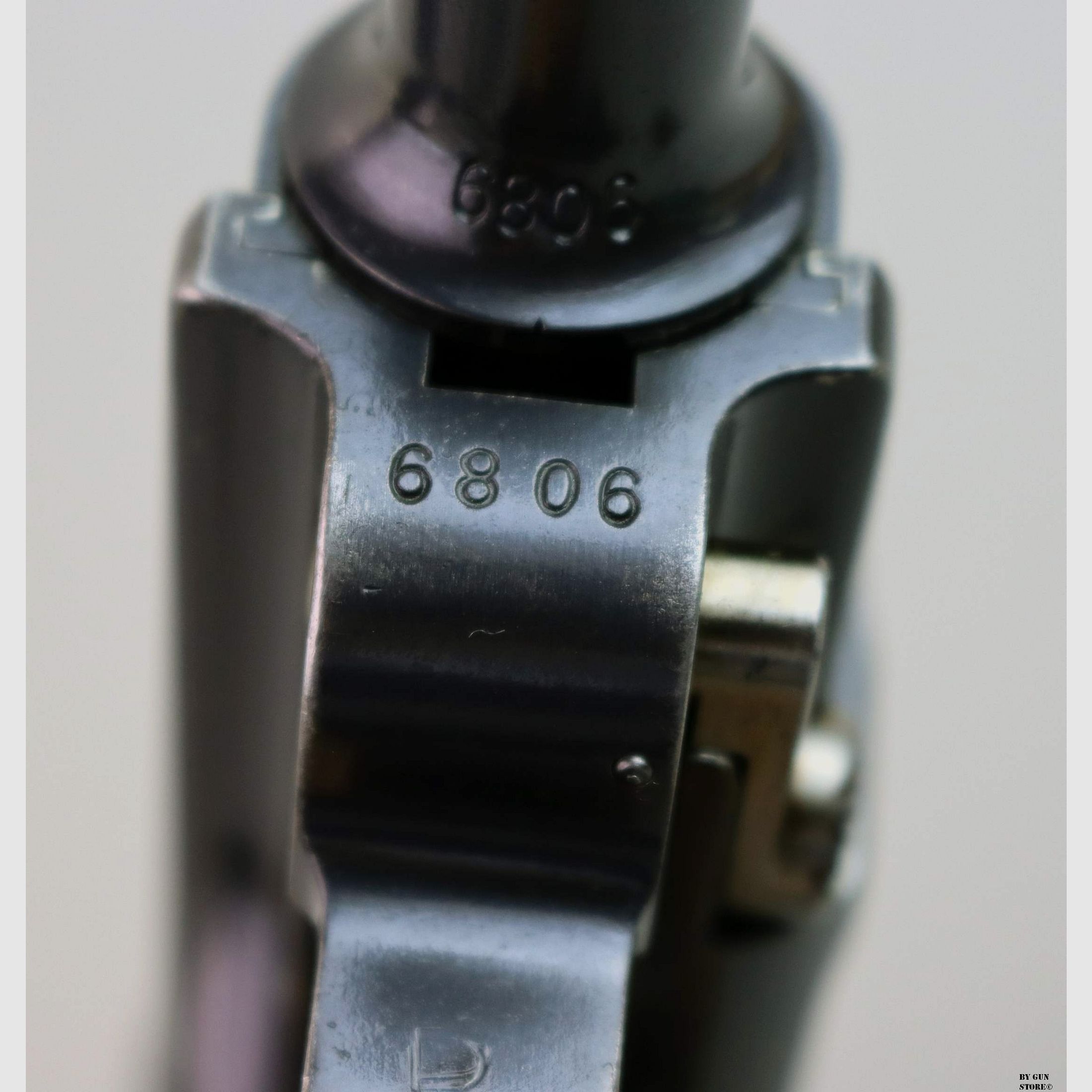 Pistole Luger DWM mod. 1900/06 Militär Kreuz in der Sonne Kal. 7,65 Parabellum Seriennr. 6806, Bild 7 von 14