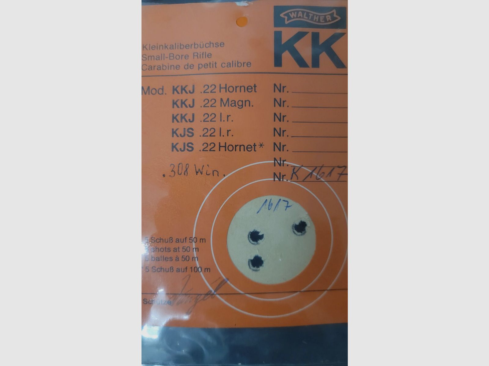 Walther JR - Biathlon - Sammlerwaffe