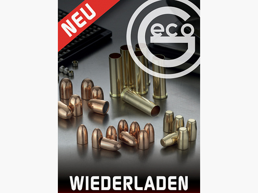 200 Stück NEUE GECO Geschosse 9mm/.355 124gr/8,0g FMJ-RN VM-RK VollmantelRundkopf Präzision #2400400