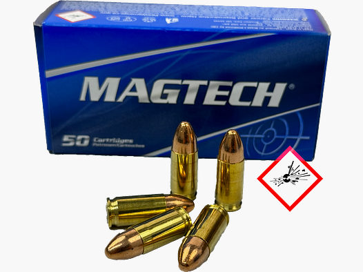 Magtech Pistolenpatrone 9mm Luger FMJ 124grs