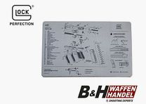 Glock Auflagematte / Reinigungsmatte / Waffenunterlage (vgl. TEKMAT)