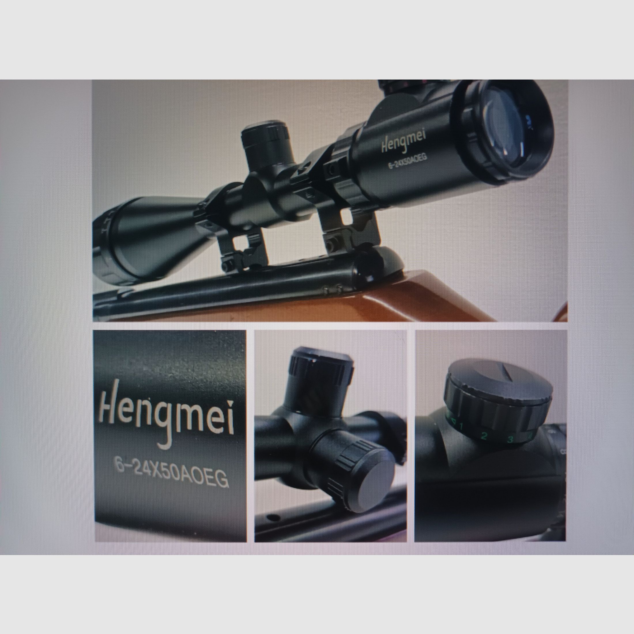 ANSCHÜTZ 335 __ Luftgewehr __ Kal.4,5(.177) __ LG + Zielfernrohr 6-24x50 AOEG, Bild 6 von 7