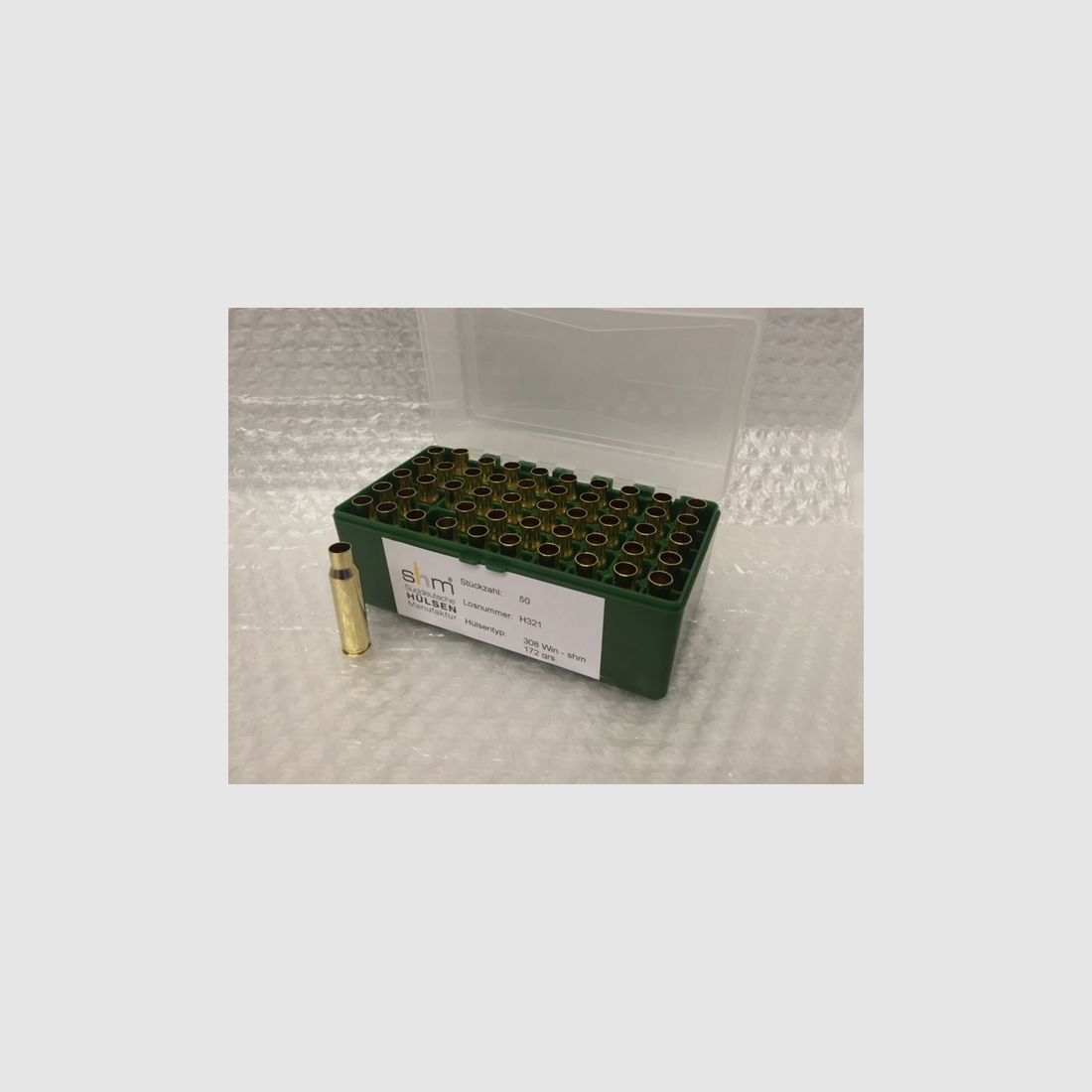 SHM Hülsen 9,3x64 50 Stück