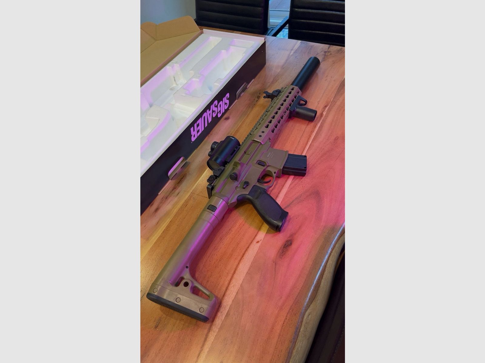 Sig Sauer MCX CO2 Gewehr 4,5 mm Diabolo – Gebraucht (Defekt) – Wie neu!