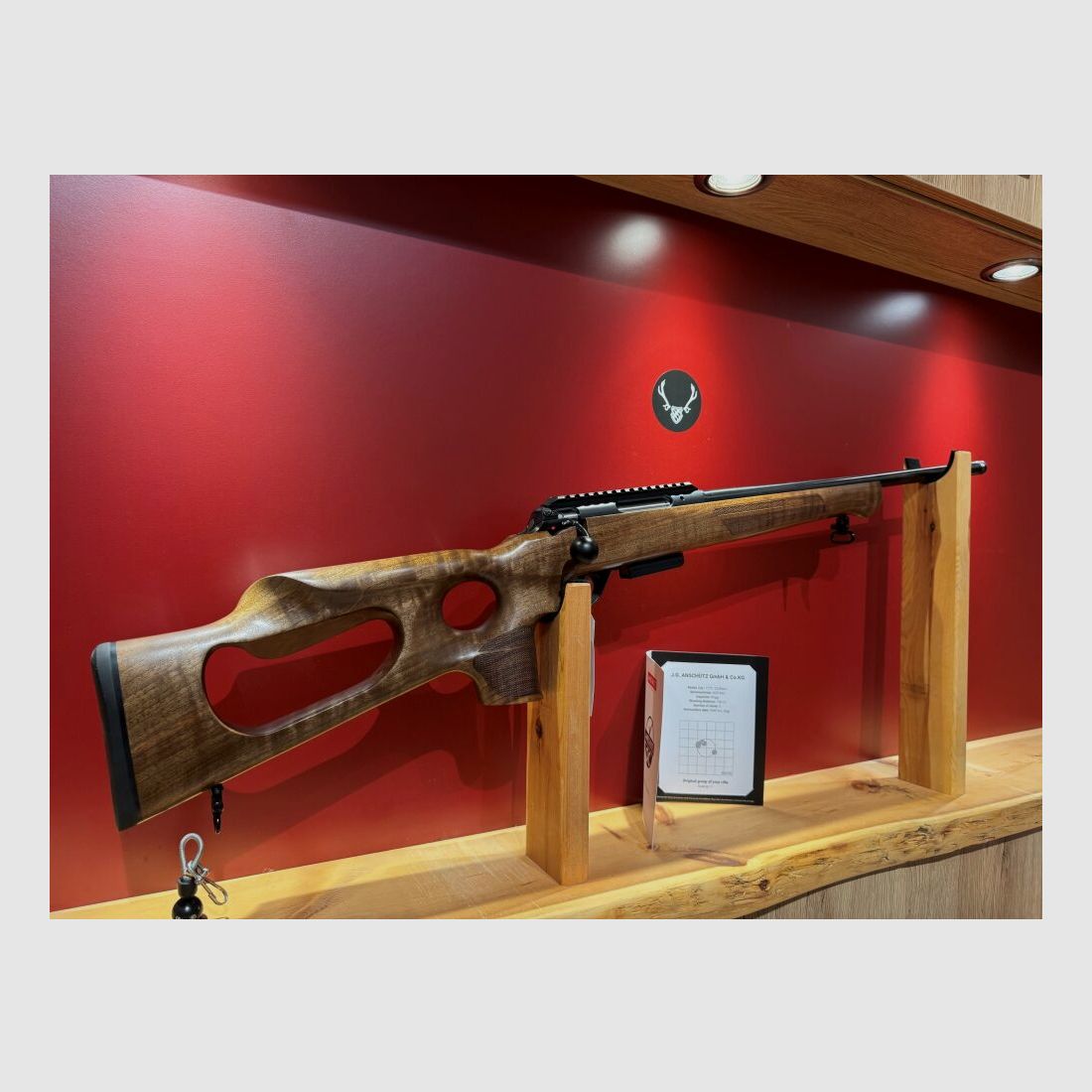 Anschütz 1771 G-15x1 stock, 51cm barrel length, pressure point trigger