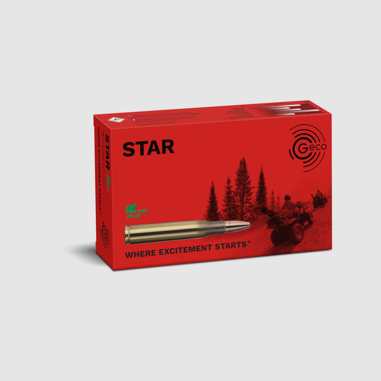 Geco .308Win 165grs STAR 20STK Munition bleifrei