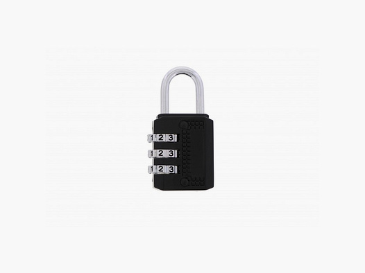 Number lock metal black for cases
