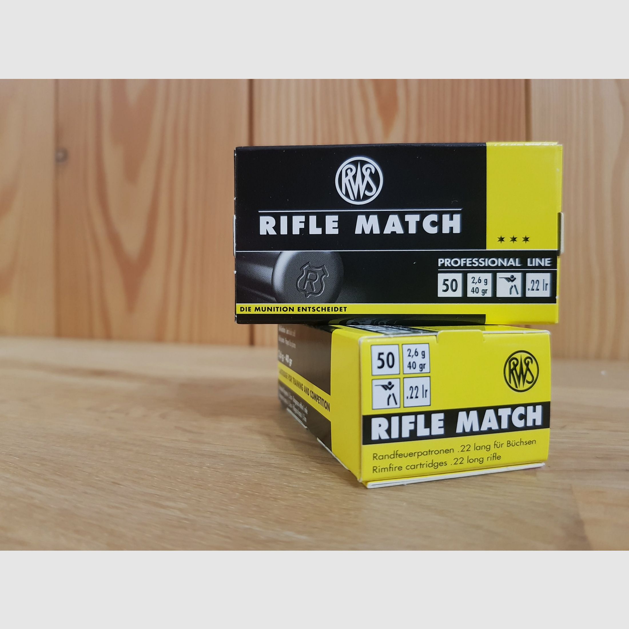 RWS AMMUNITION CAL. 22 RIFLE MATCH