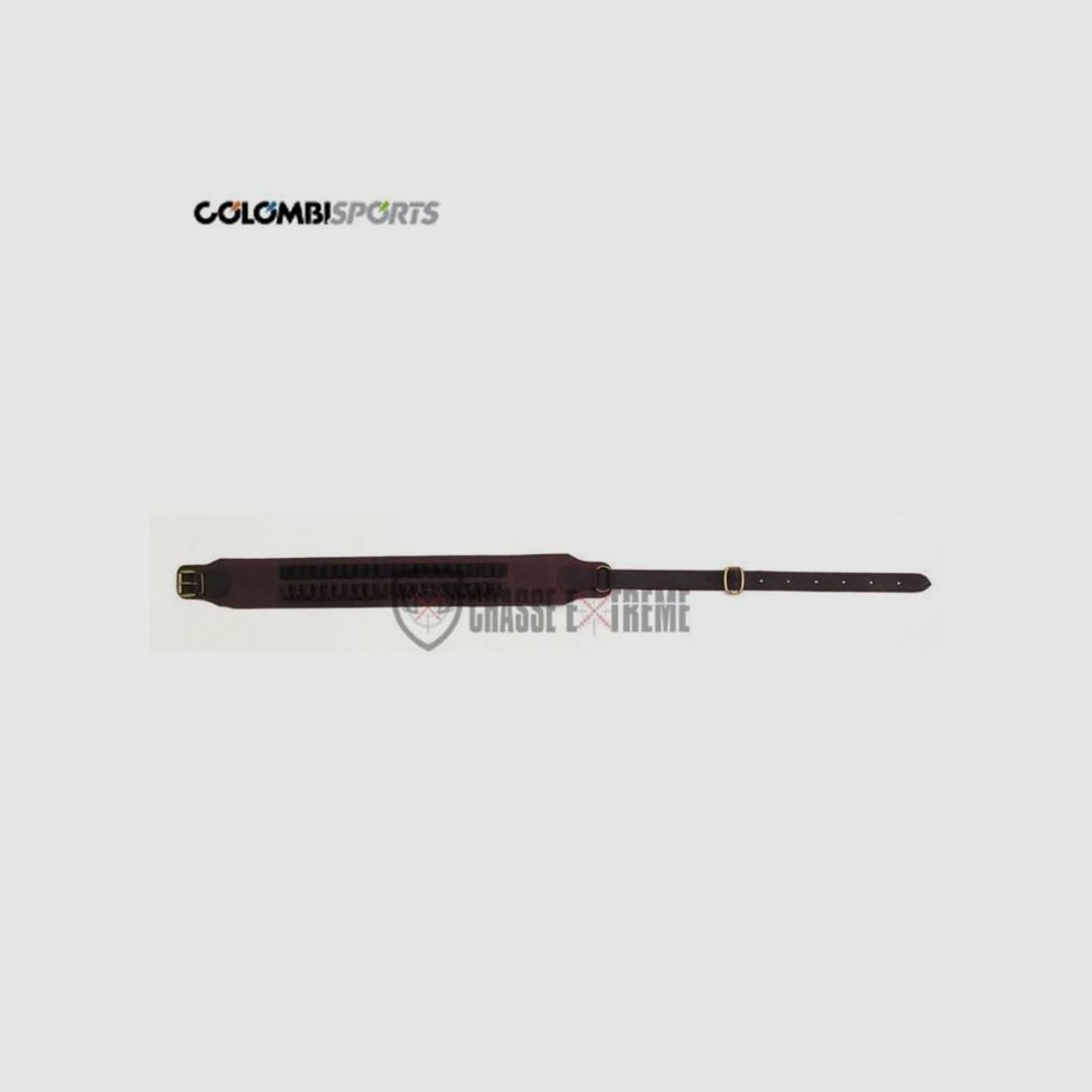 Patronengürtel COLOMBI SPORTS 20 Patronen Stoff Braun und Leder