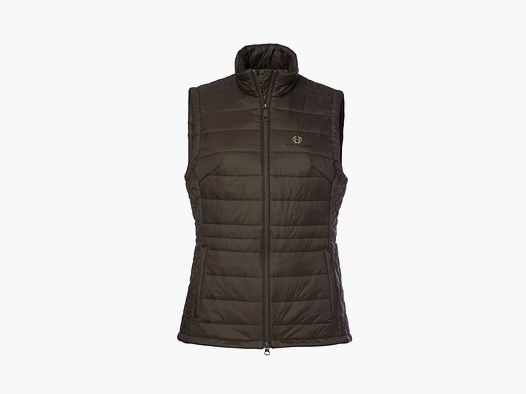 Chevalier Quintin Padded Vest Women Leather Brown 44W