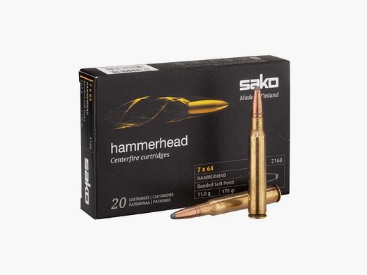 Sako 7x64 Hammerhead 170 gr
