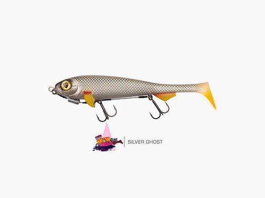 FOX RAGE – ULTRA UV | SUPER SLICK SHAD | LOADED SOFTBAITS | 23cm 9″ 97g | Silver Ghost