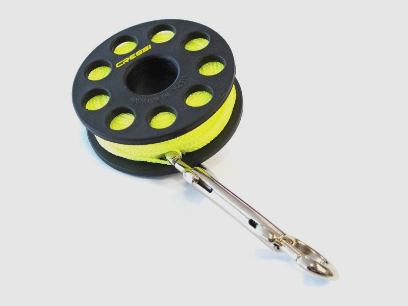 CRESSI Spule mit Karabiner 20m
