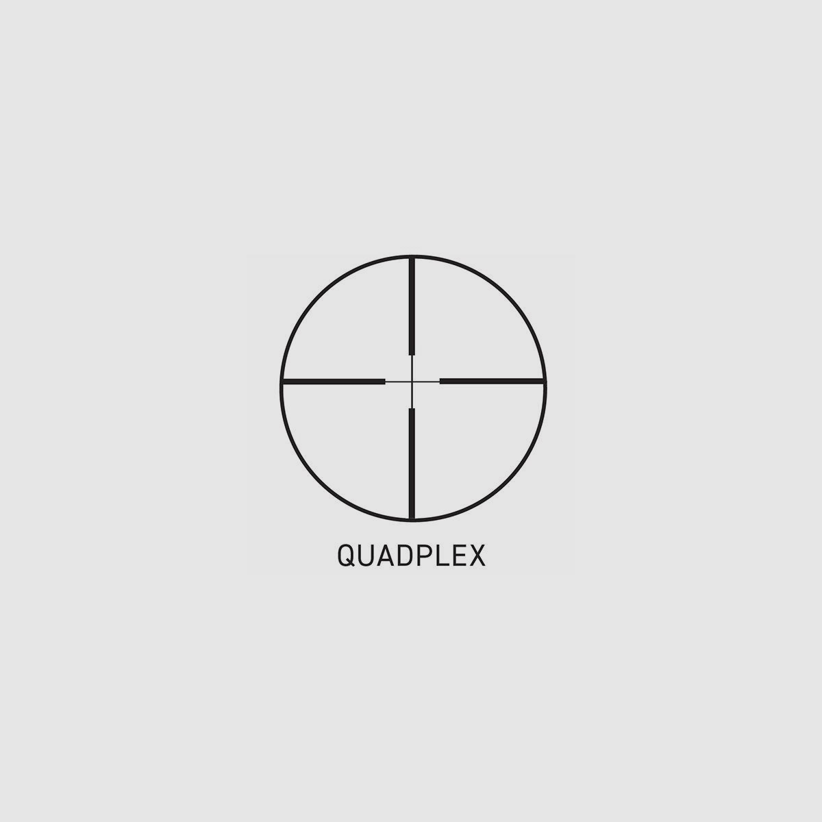 WHISKEY3 Zielfernrohr 4-12x50 mit Quadplex Absehen