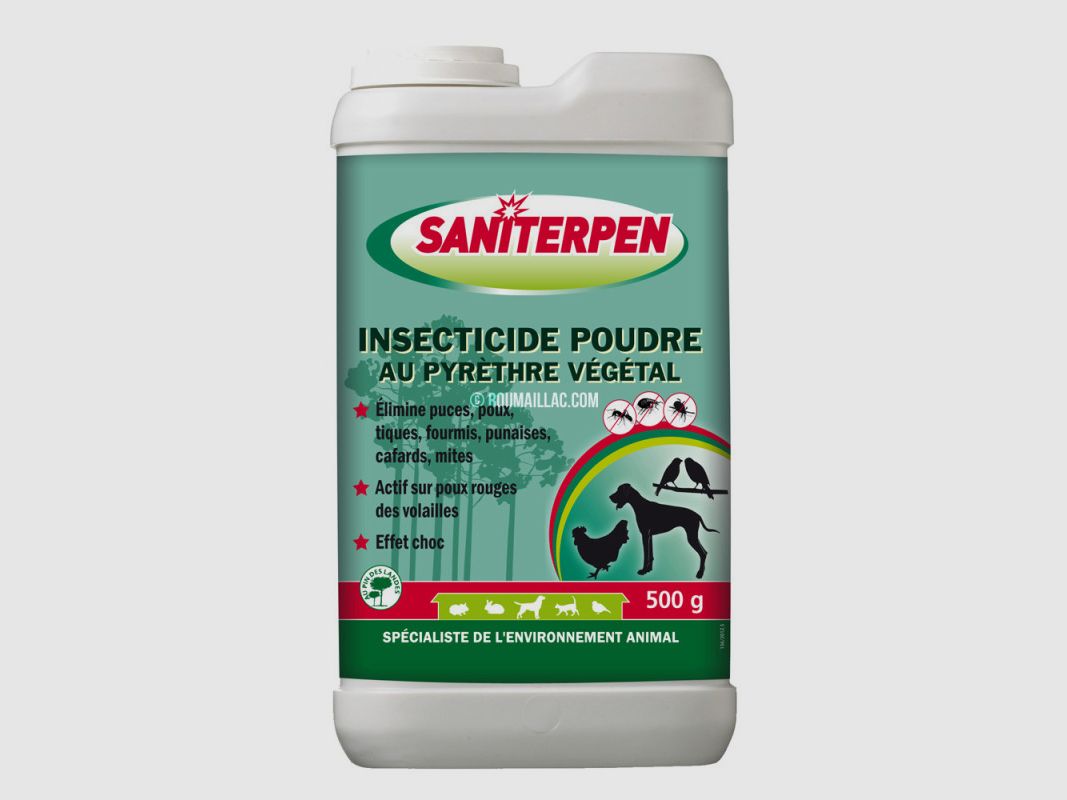 INSEKTIZID PULVER PYRETHRUM PFLANZLICH 500G
