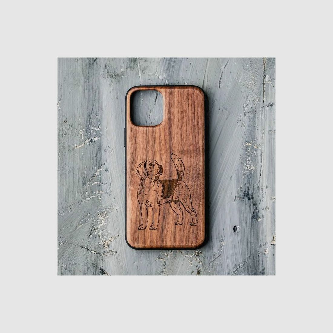 Holzwelt Cases Handyhülle Beagle