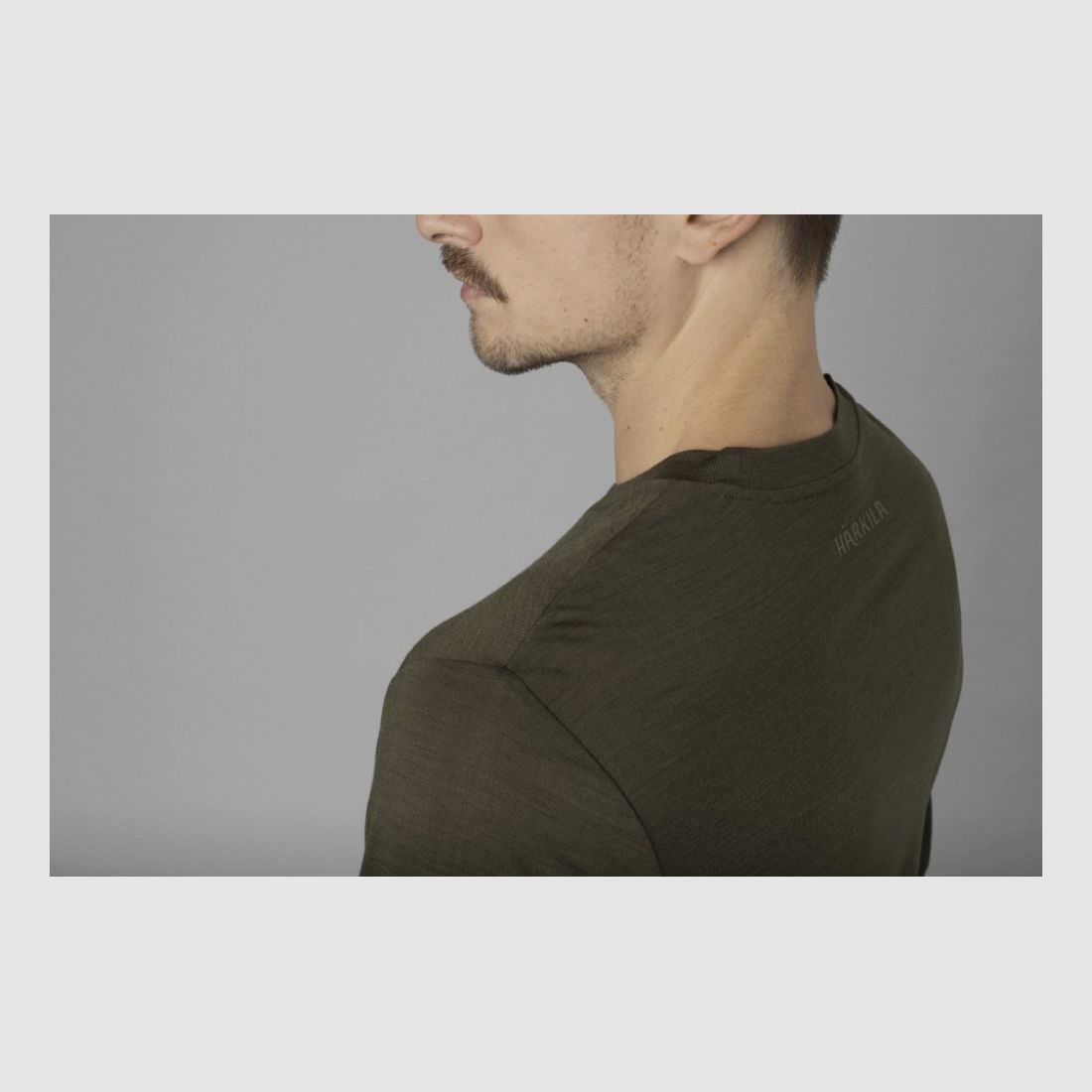 Koszulka Harkila BASE ALL SEASON L/S T-SHIRT / Willow green, zdjęcie 4 z 4