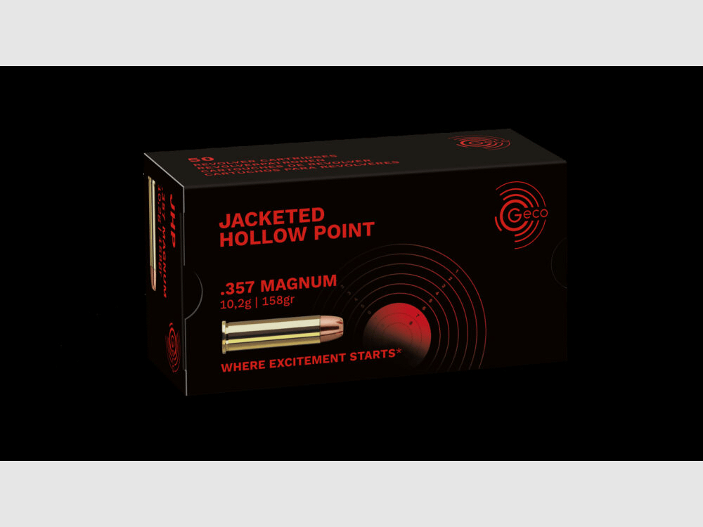Geco JHP 10,2G 50ER .357 Mag