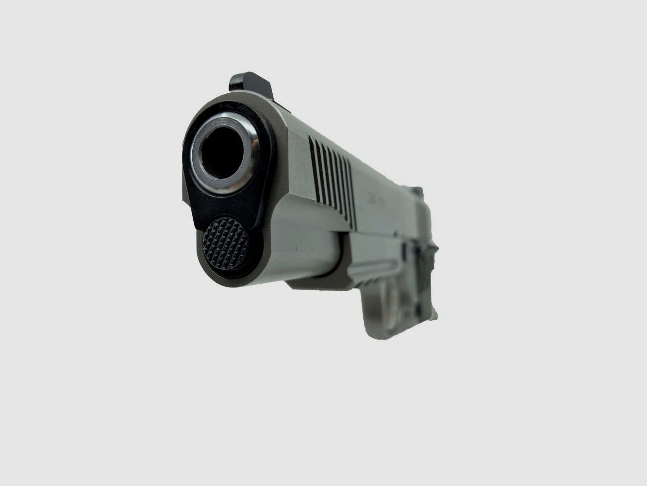 Pistolet Tisas ZIG PC9 cal. 9mm, en acier inoxydable, avec rail
