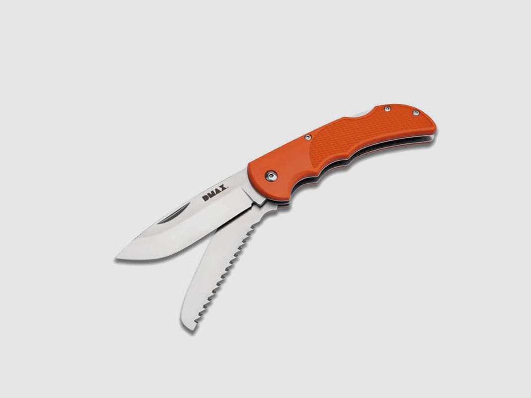 DMAX Hunting Pocket Knife Duo Cuchillo de bolsillo naranja