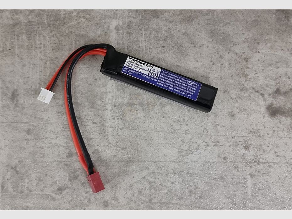 LiPo 7.4V 600mAh 20C PDW Type für Kriss Vector T-Plug - Pirate Arms