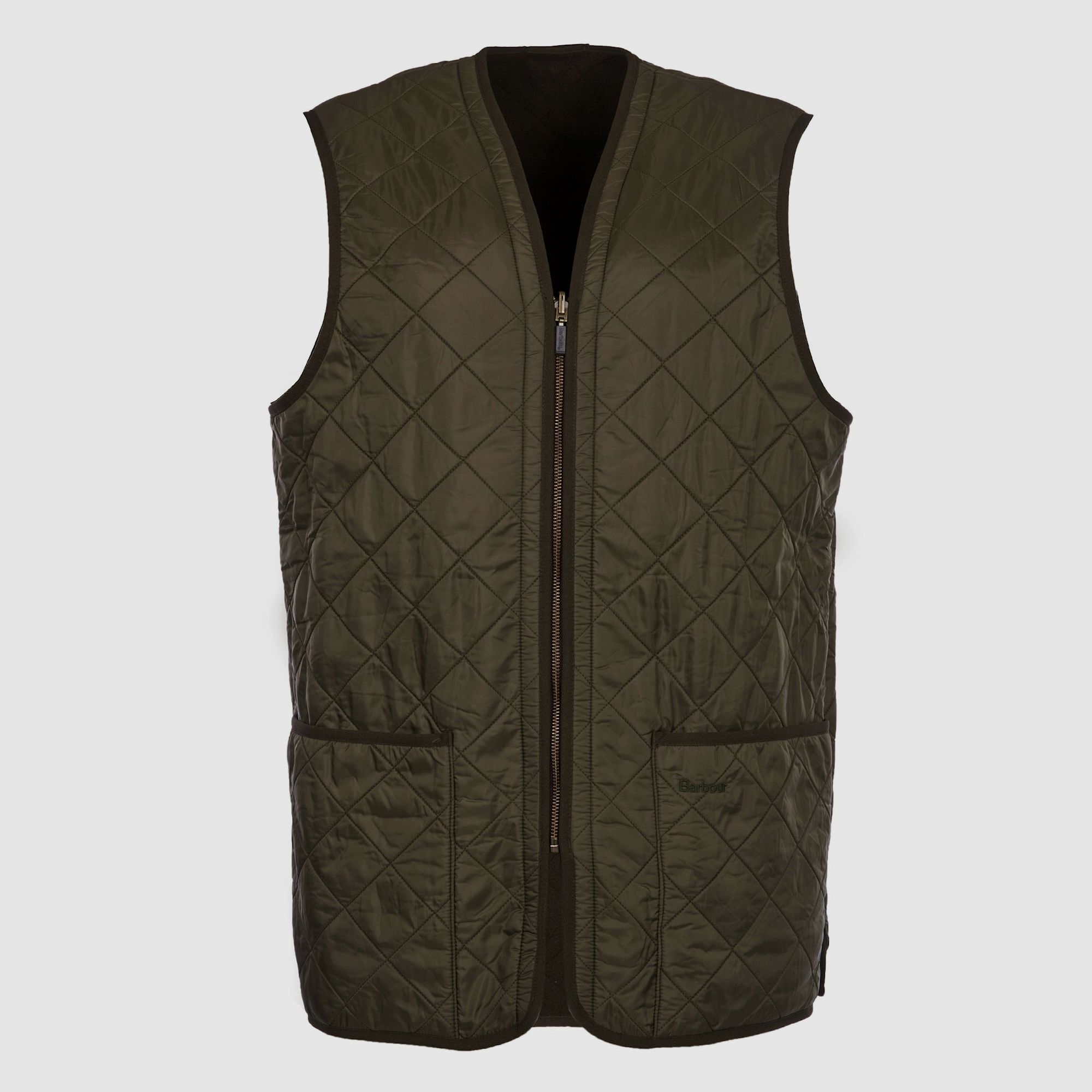 Barbour Polarquilt Waistcoat Jagdweste Herren Olivgrün - M
