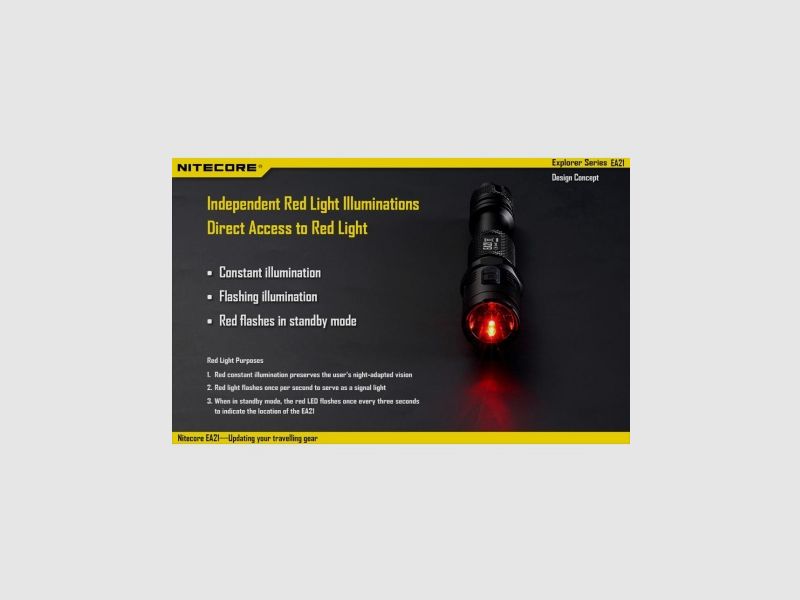 Nitecore EA21 Explorer zaklamp 360 lumen, afbeelding 7 van 21