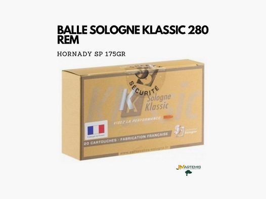 Cartridge SOLOGNE KLASSIC 280 REMINGTON SP 175GR