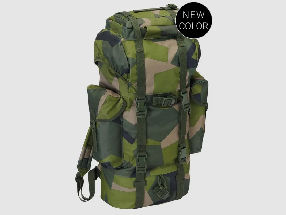 Sac à dos de combat 65 litres - Camouflage suédois
