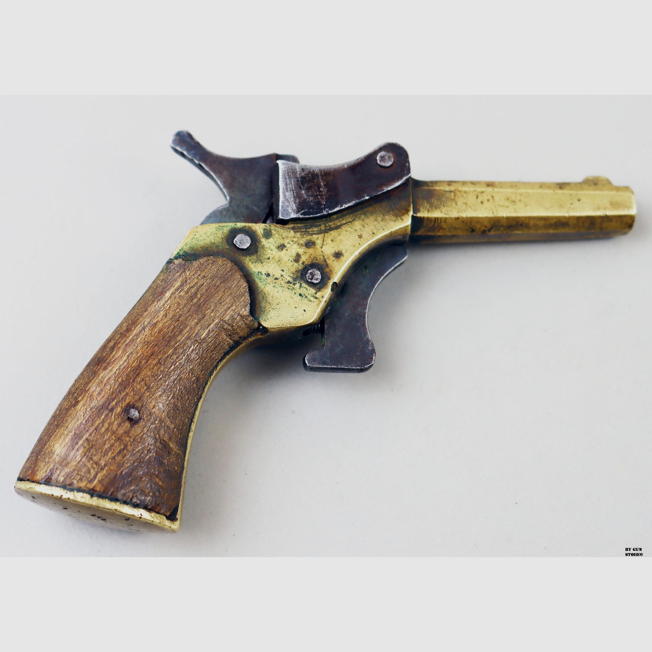 Pistola artigianale monocolpo cal. 22 sh. matr. SNM, immagine 3 di 3