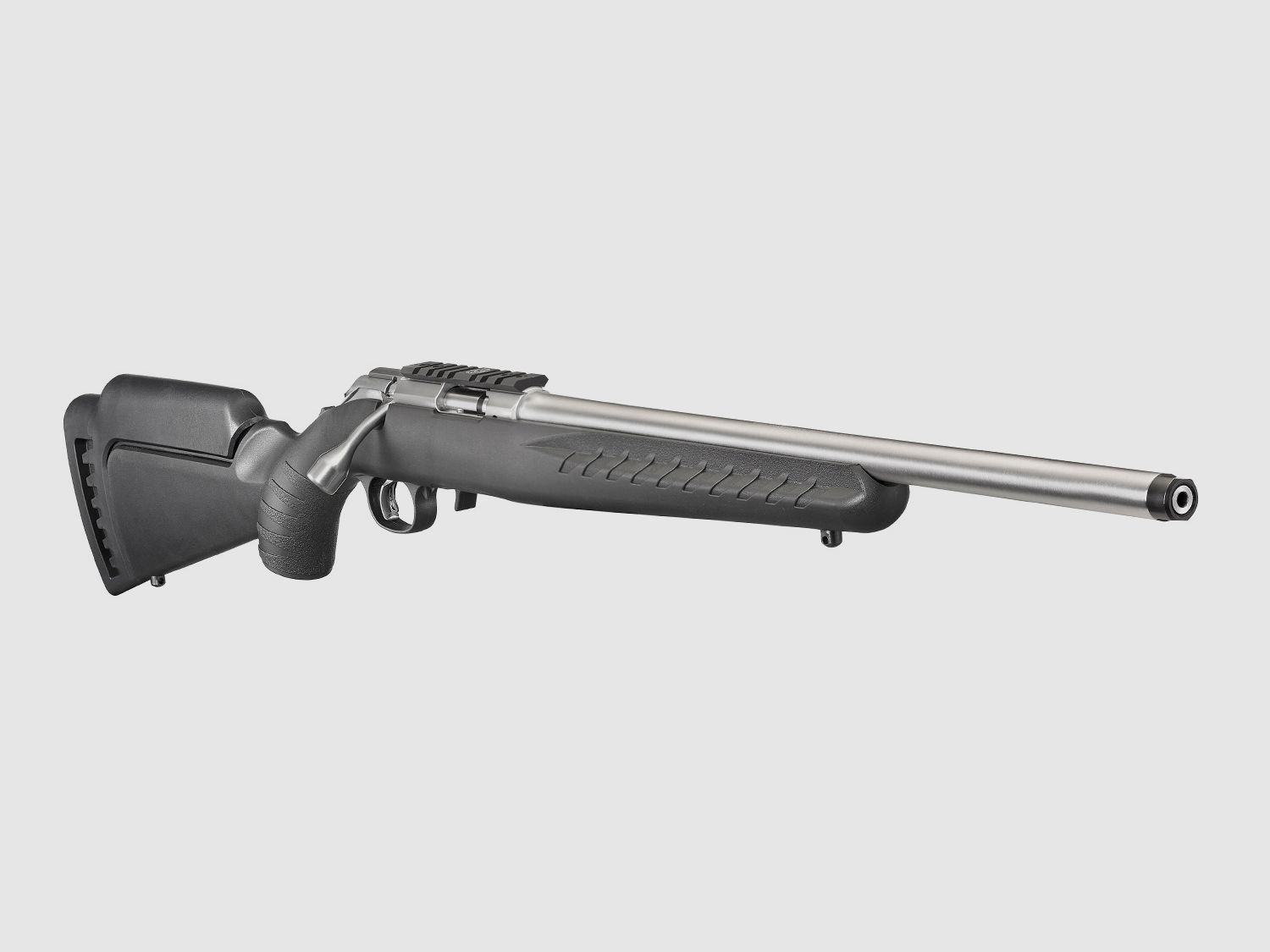 Ruger American Rimfire Stainless Kal.22 lr.,LL:18″,rostfrei/schwarz,10 Schuss, Bild 3 von 5