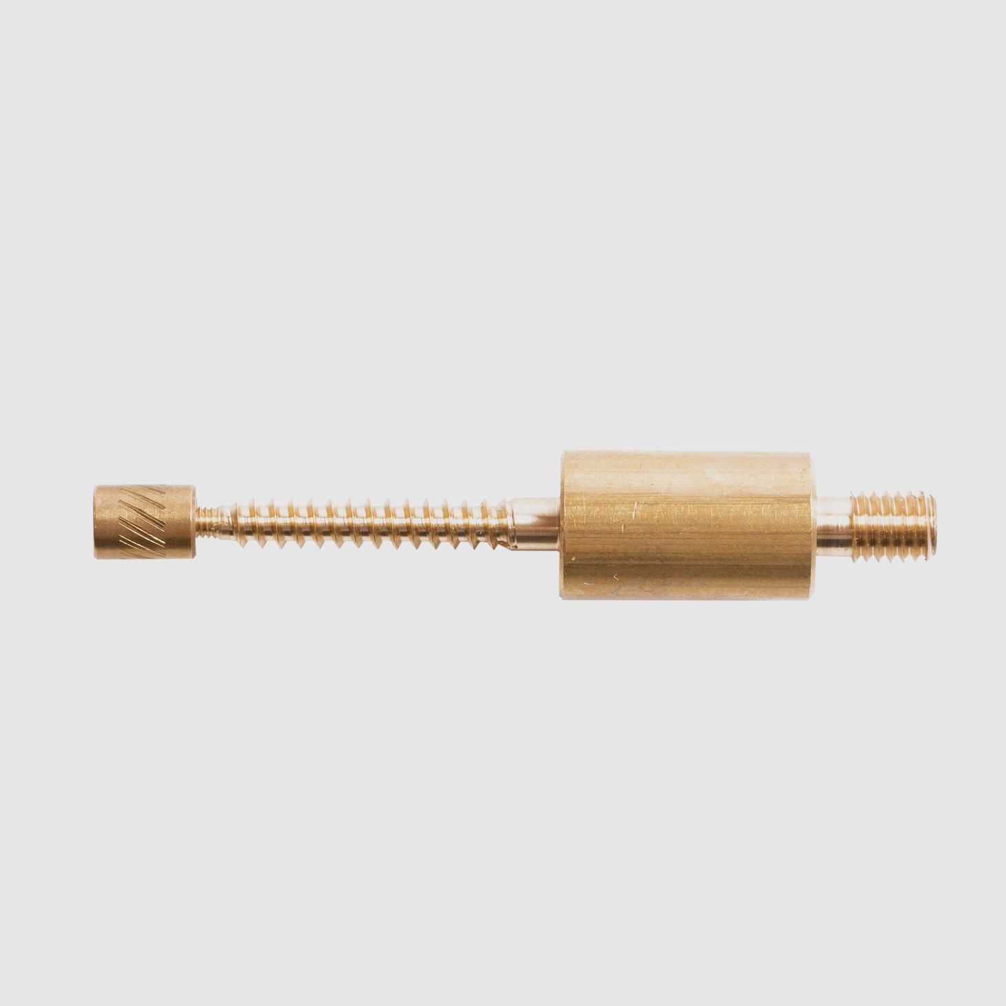 Putzstock-Messing-Adapter für Flinten-Filze, Ø 7 mm
