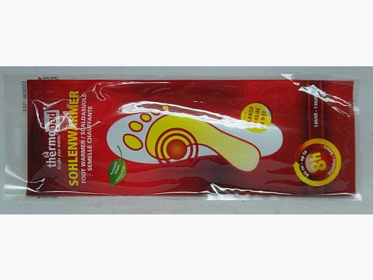 Thermopad Sohlenwärmer 42-43 - 8 Stunden,1 Paar, max.45Grad