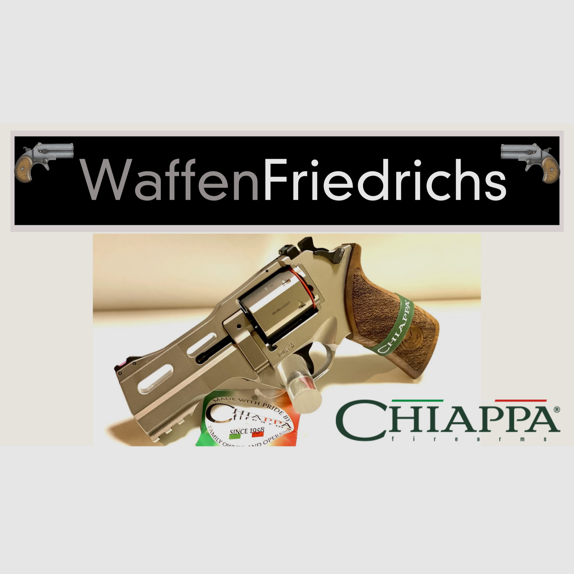 CHIAPPA RHINO 50DS Revolver NICKEL - WaffenFriedrichs