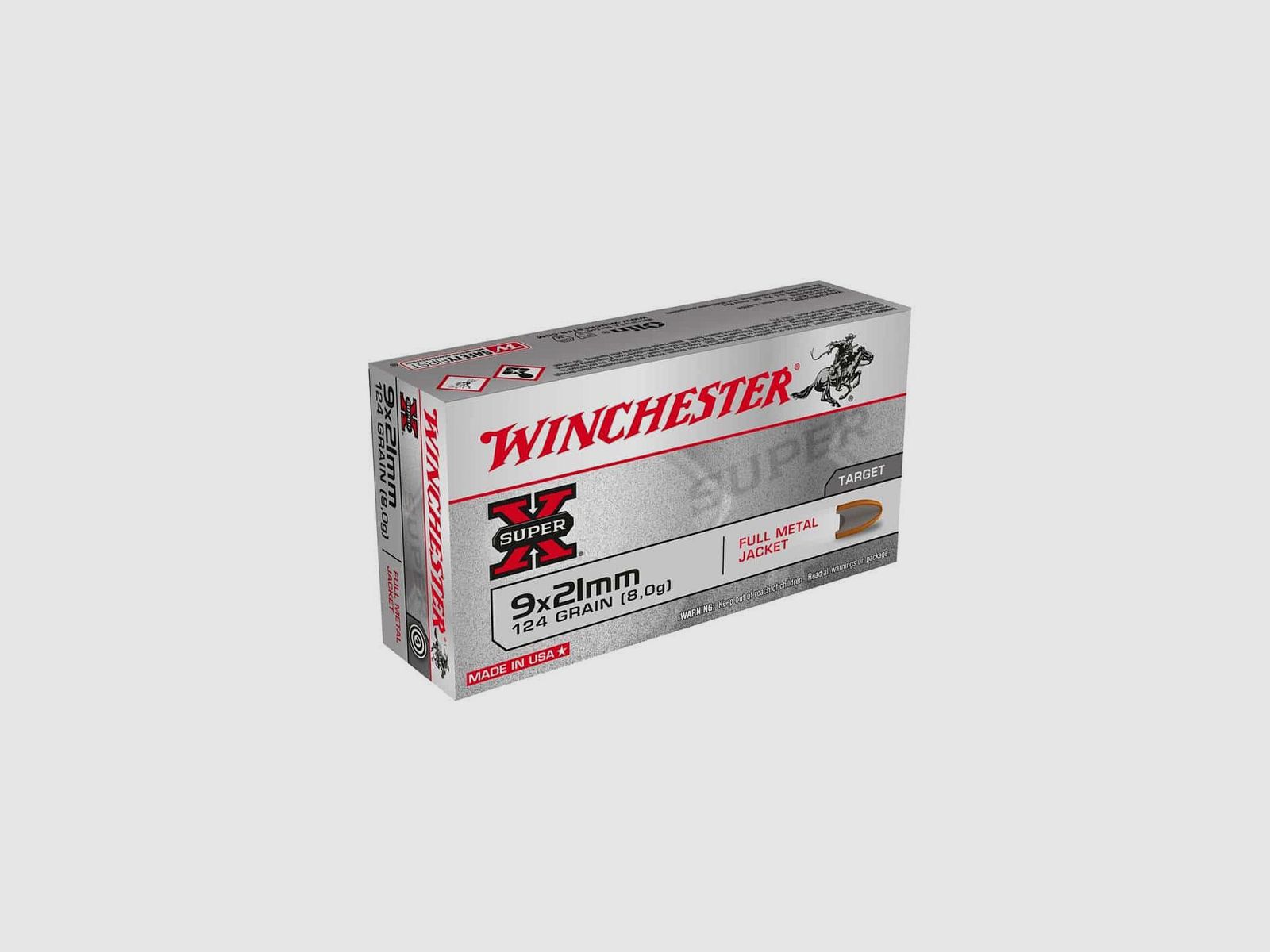 Winchester Munition Kal.9×21 Target FMJ