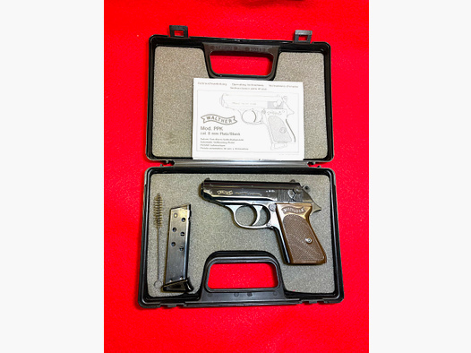 WALTHER PPK 8MM GAS SIGNALWAFFE SCHRECKSCHUSS