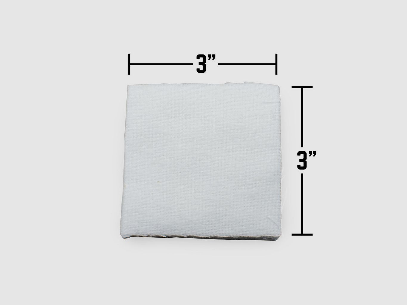 Panni per la pulizia Shooter's Choice 3" per .50 - .12/.10 100 pezzi (SHF-919SQ-100)