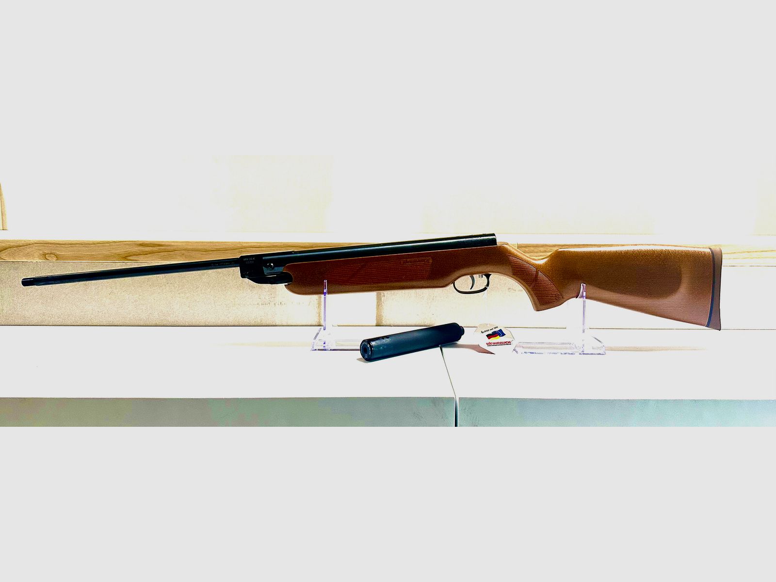 Incense air rifle 2315821 HW 35 K cal. 4.5mm F with silencer under 7.5 Joules