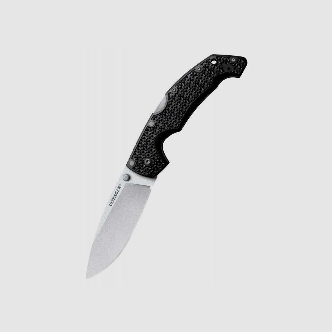 Cold Steel Voyager Large Taschenmesser, Drop Point, Glatte Schneide, AUS 10A