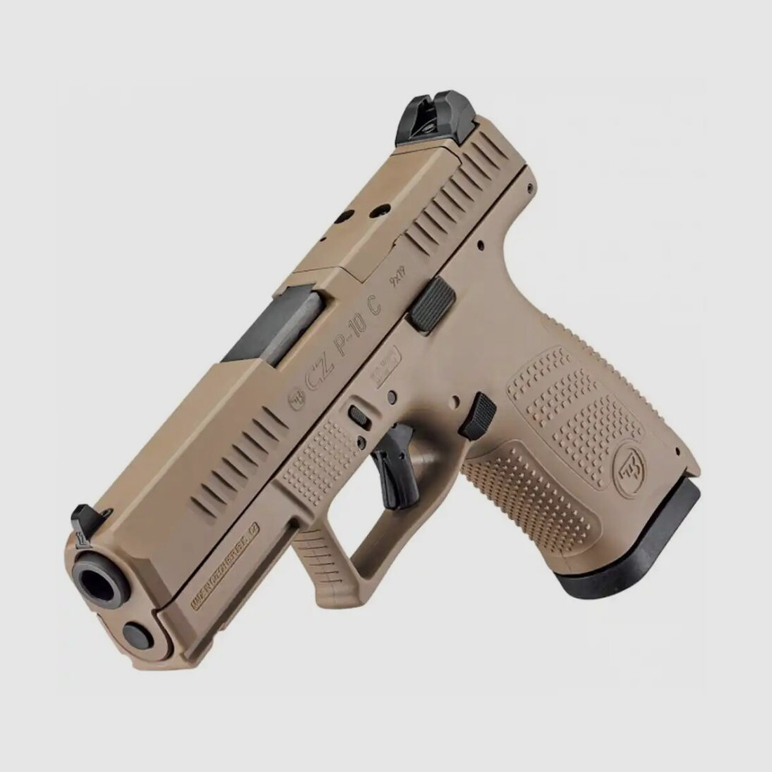 CZ CZ Pistole P-10 C OR FDE 9mmLuger, Optics Ready, SFA - Striker Fire Action