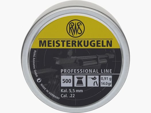 Balines de Competición RWS MEISTER. CARB. 5,5