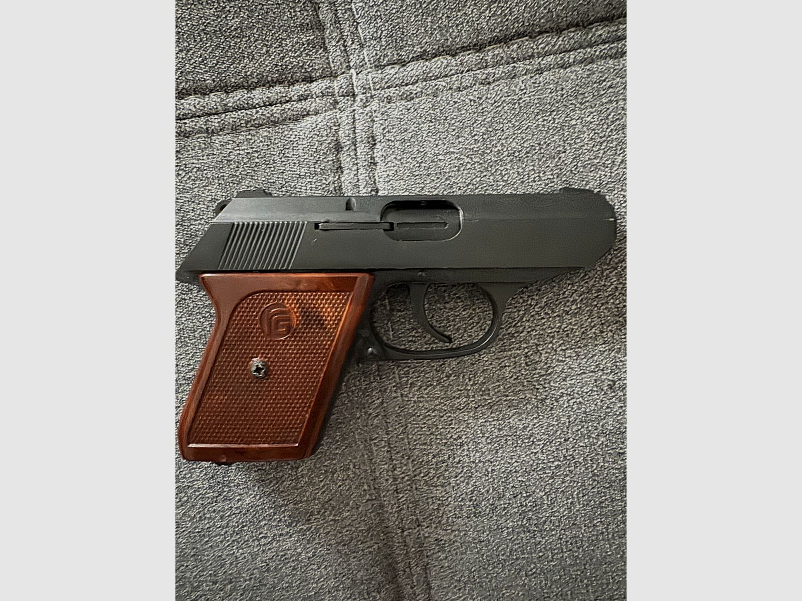Pistola a salve Röhm RG 9 (8mm K, PTB 413) – set completo da collezione con OVP & munizioni